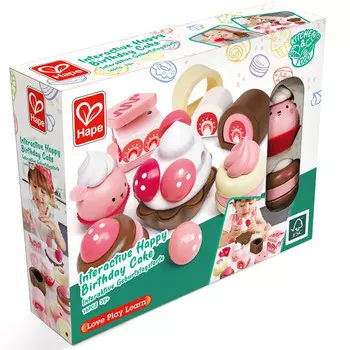 Hape Игровой набор Пирожные Клубничный десерт