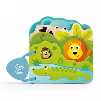 Hape Книга Дикие животные