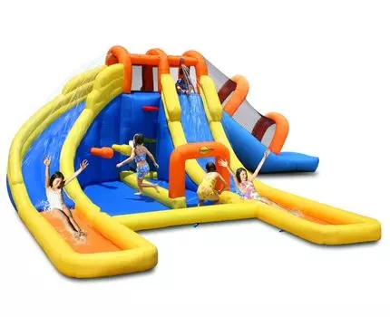 Happy Hop Батут с водной горкой Мега аттракцион 9045