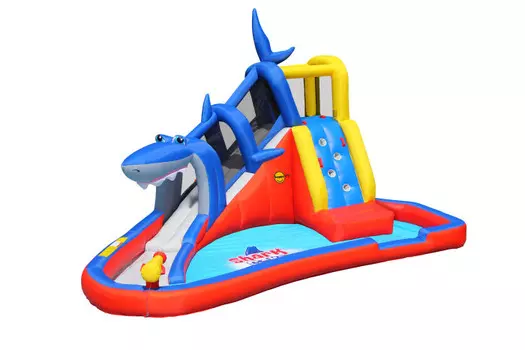 Happy Hop Надувная водная горка Акула 3
