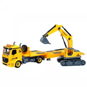 HK Industries DIY инерционный грузовик для перевозки спецтехники