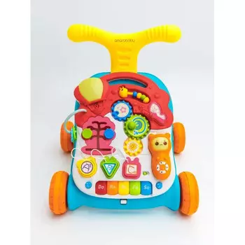 Ходунки AmaroBaby каталка 3 в 1 c музыкальным центром Study Walker