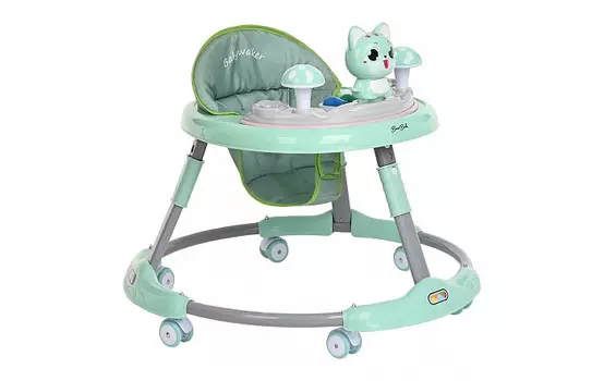 Ходунки BamBola Котенок с 6-ю силиконовыми колёсами 70x70x54 см