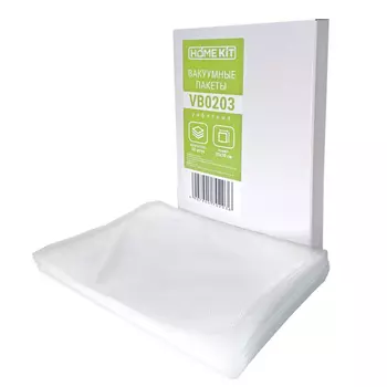 Home Kit Пакеты универсальные для вакуумирования продуктов 30х20 см VB0203
