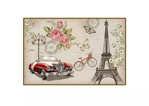 Homemat Коврик универсальный Taft Fotoprin URN-24 Париж 60x40 см