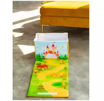 Hotenok Многофункциональная коробка для хранения с ковриком Замок принцессы