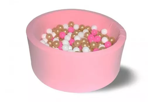 Hotenok Сухой бассейн Розовое золото 40 см с комплектом шаров 200 шт.