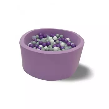 Hotenok Сухой Бассейн Тени в сирени 40 см с комплектом шаров 200 шт.