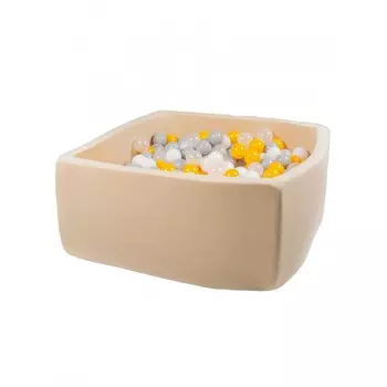 Hotenok Сухой Бассейн Жемчужные лучики Квадро 40 см с комплектом шаров 200 шт.