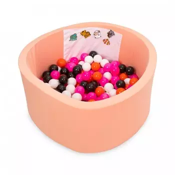 Hotenok Сухой игровой бассейн Животный мир 40 см с комплектом шаров 200 шт.