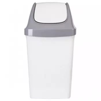 Idea Ведро-контейнер с крышкой (качающейся) для мусора Свинг 50 л