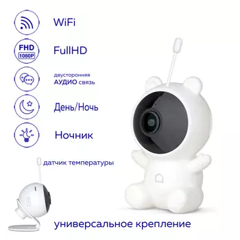 iFEEL Baby Умная IP WiFi Видеоняня с ночником и датчиком температуры IFS-CL001