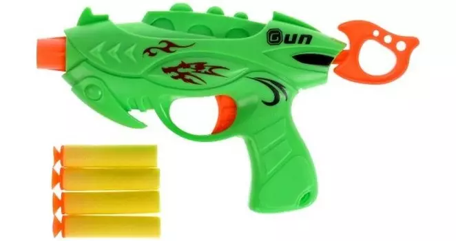 Играем вместе Бластер с мягкими пулями Смерч