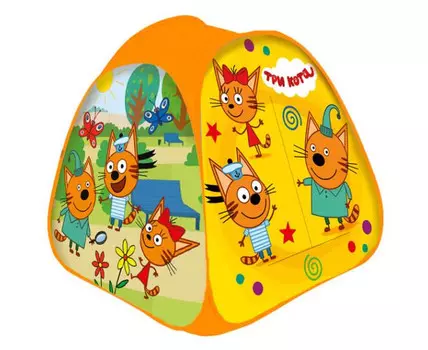 Играем вместе Детская игровая палатка Три кота