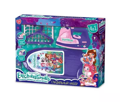 Играем вместе Гладильный набор Энчантималс свет-звук, вода 48,5х37,7х10,4 см