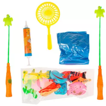 Играем вместе Игра рыбалка Ми-ми-мишки с надувным бассеином