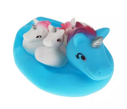 Играем вместе Игрушка для ванны единорог-мыльница
