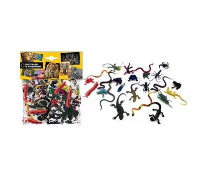 Играем вместе Игрушка пластизоль рептилии и насекомые