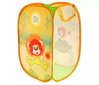 Играем вместе Корзина для игрушек Союзмультфильм львенок и черепаха 36x58 см