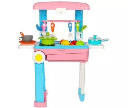 Играем вместе Кухня в пластиковом чемодане Царевны
