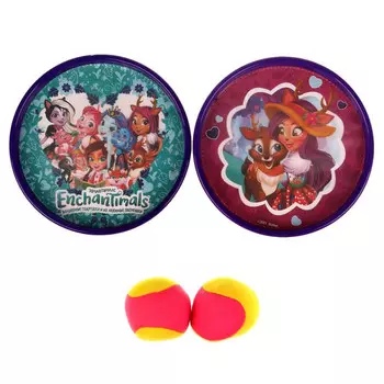 Играем вместе Мячеловка Enchantimals с липучкой