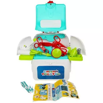 Играем вместе Набор доктора с чемоданом Синий трактор