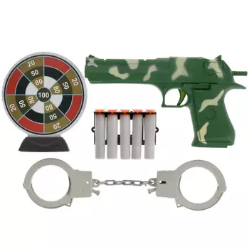 Играем вместе Набор оружия военный пистолет с мягкими пулями