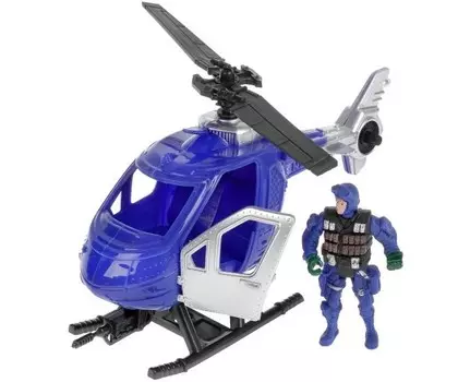 Играем вместе Набор солдатиков с вертолетом Полиция 1903Y013-R