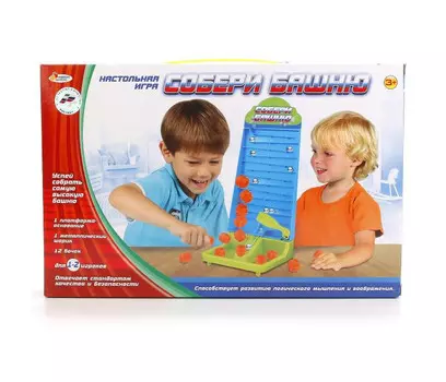 Играем вместе Настольная игра Собери Башню