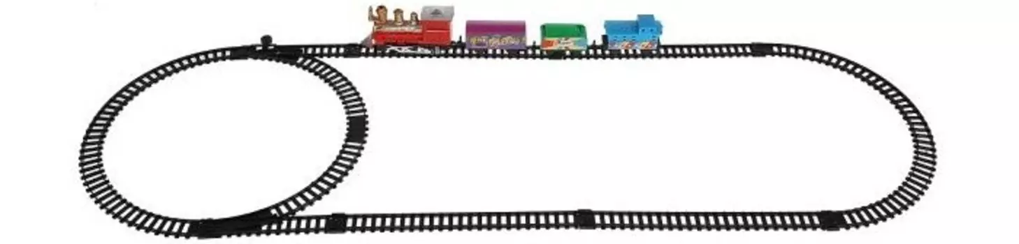 Играем вместе Железная дорога Весёлый поезд