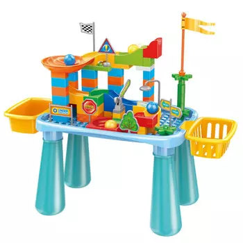 Игровой центр Pituso Стол для игры с конструктором (100 элементов)