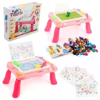 Игровой центр Veld CO Конструктор-столик 2 в 1 150 деталей