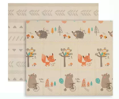 Игровой коврик Forest kids Forest Friend and Natural 177х197х1 см (складной)