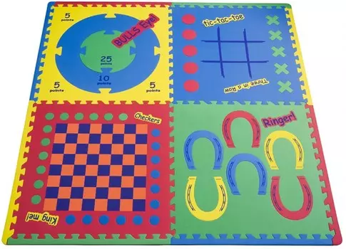 Игровой коврик FunKids 24" Игровой Центр 4 в 1, толщина 15мм KB-119-NT-A