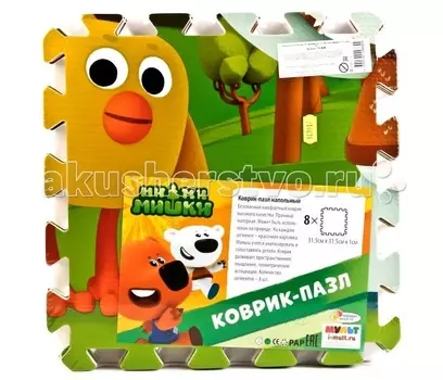 Игровой коврик Играем вместе МимиМишки коврик-пазл