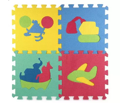 Игровой коврик Играем вместе пазл Любимые герои