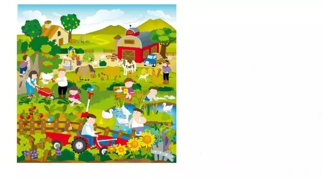 Игровой коврик ЯиГрушка в рулоне Сельская жизнь