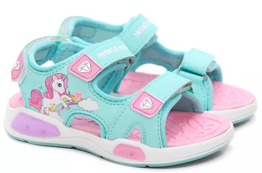 Indigo kids Туфли летние открытые для девочки 22-200