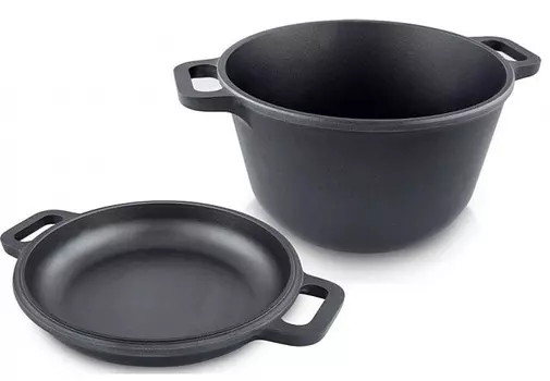 InHome Казан с крышкой-сковородой с антипригарным покрытием 7 л