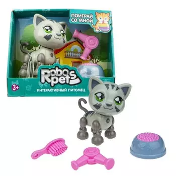 Интерактивная игрушка 1 Toy Robo Pets Милашка котенок Т16979