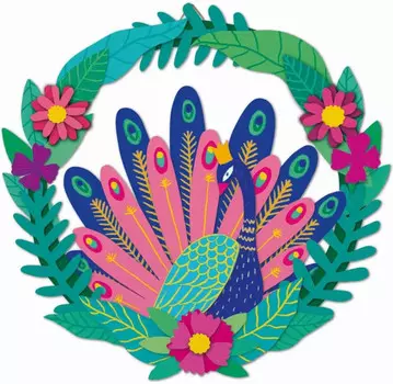 Janod Декор на стену Павлин