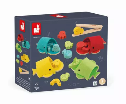 Janod Игра настольная Киты и цвета