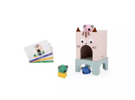 Janod Игра настольная Кошки-мышки