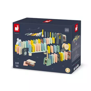 Janod Игра настольная на баланс Необычное домино Sweet cocoon