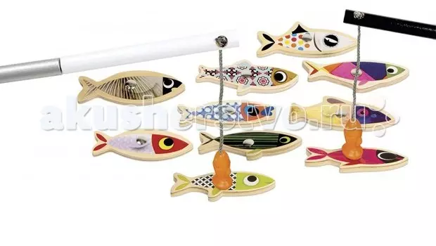 Janod Игра настольная Поймай сардину магнитная