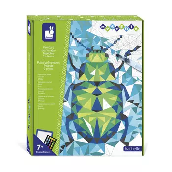 Janod Картина по номерам Насекомые Hachette