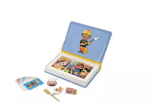 Janod Книга-игра Професии магнитная