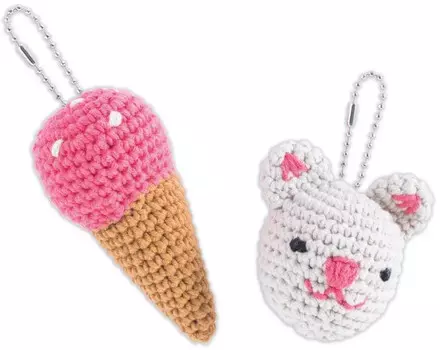 Janod Набор для создания брелоков Вяжем крючком