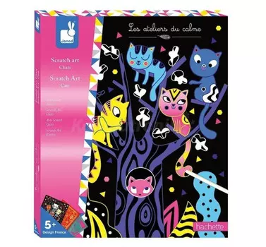 Janod Набор для творчества Hachette Кошки рисуем стилом