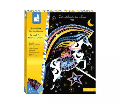 Janod Набор для творчества Hachette Лошадки и единороги рисуем стилом